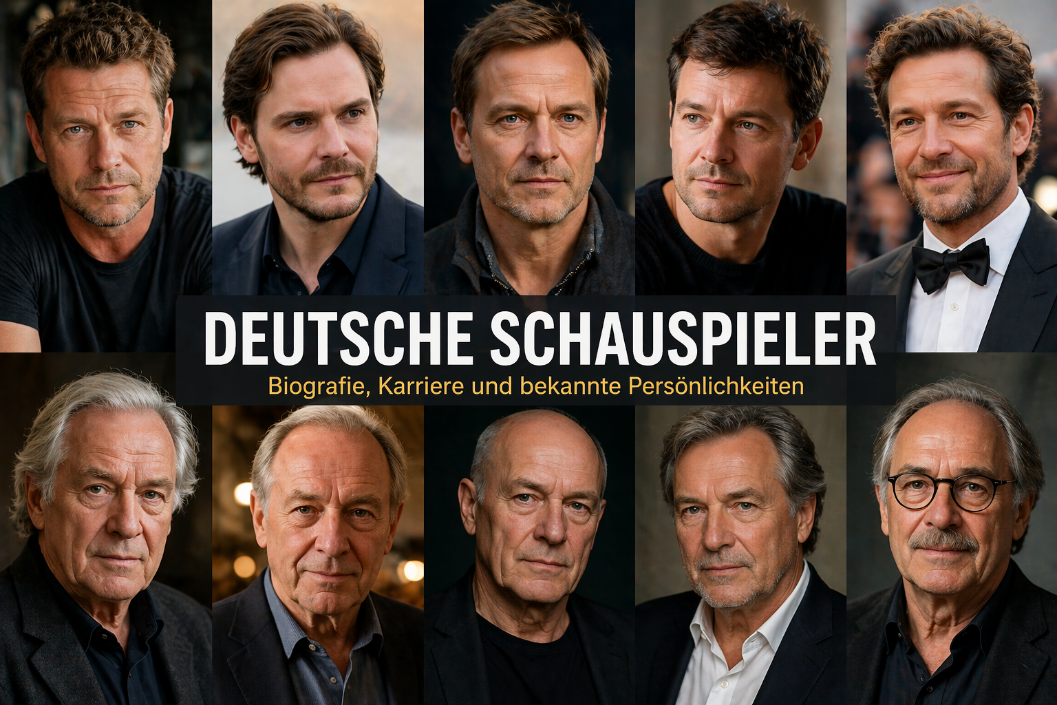 Deutsche Schauspieler: Biografie, Karriere, Familie und ihre Bedeutung im Film