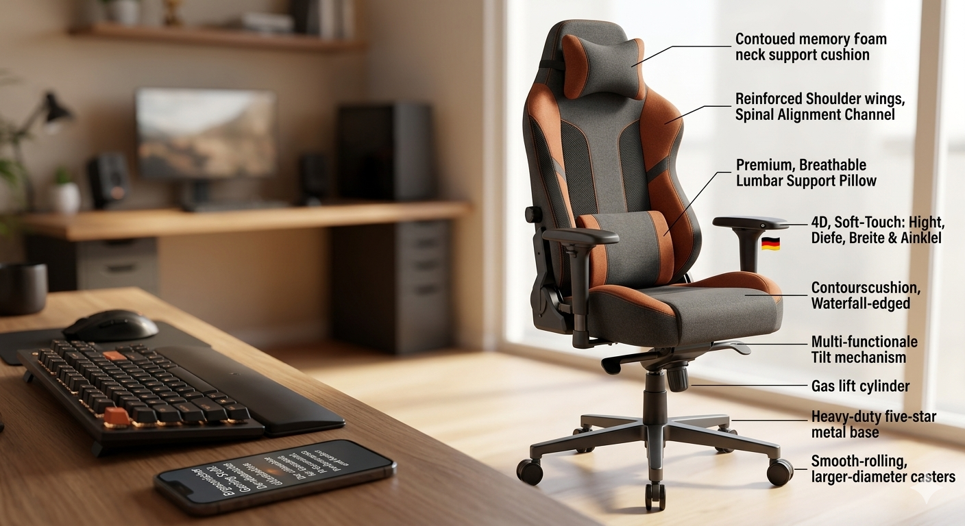 Ergonomischer Gaming Stuhl: Der ultimative Guide für Gesundheit, Performance und Komfort